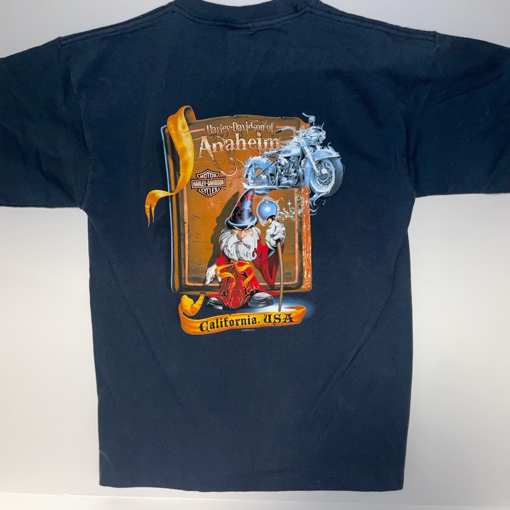 Harley Davidson wizard graphic tee